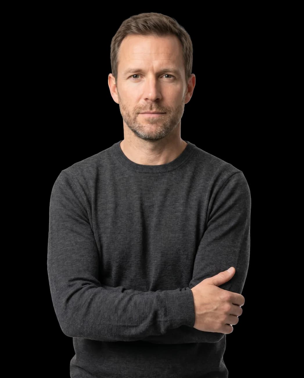 Confident man representing restored inflammatory health