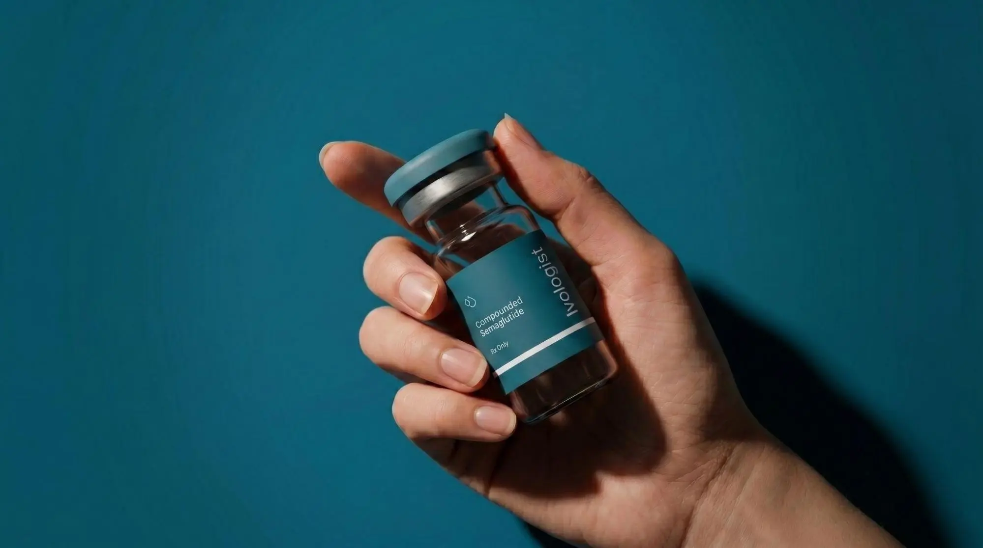 Close-up of a small measured dose of medication